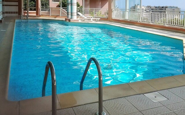 Studio in Beausoleil, With Wonderful sea View, Pool Access, Furnished