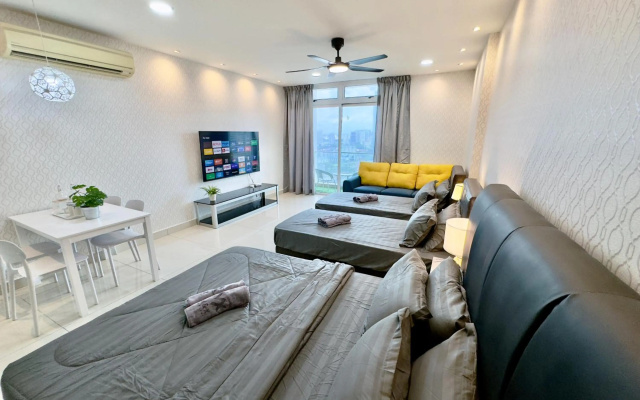 KSL City Mall 4-6pax Netflix｜Smart TV 55inch – Guest Rooms – Johor Bahru