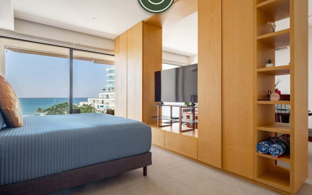 Oceanview 1 BR Condo - Private Beach - Pools