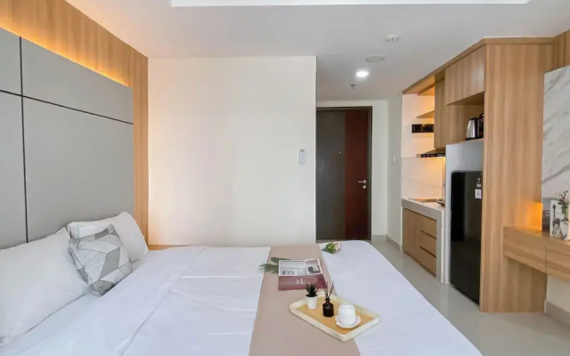 Cozy White Studio At Pollux Chadstone Apartment