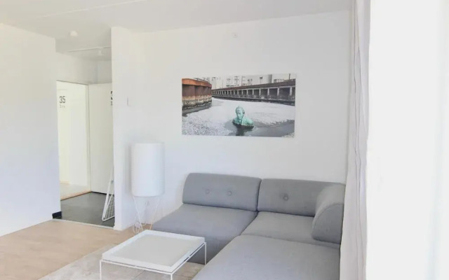 Great 1-bed w Balcony by Odense Harbour