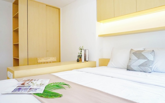 Compact Wooden Accents 3Br At Pollux Chadstone Apartment – Guest Rooms – Cikarang