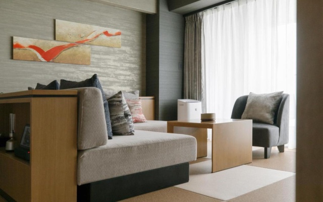Deluxe with Open-air Bath East Wing Twin Japanese Style room (트윈 침대 2개) 사진 4
