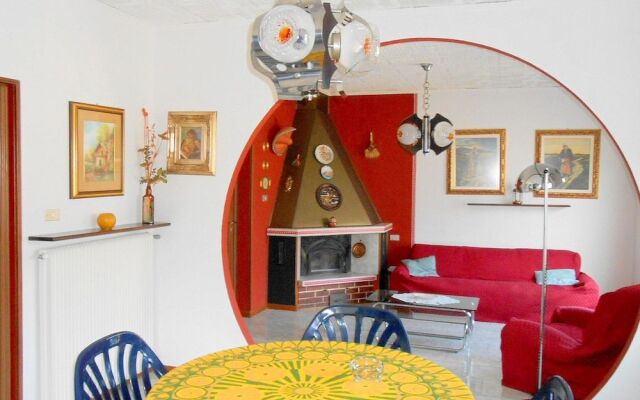 Apartment in Levico Terme With Balcony, Garden, Fireplace