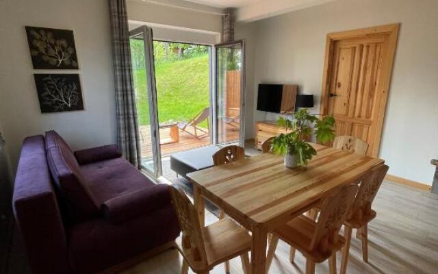 Apartament Willa Hrube parter z tarasem i kominkiem