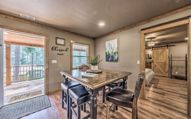 Ruidoso Cabin w/ Patio - Walk to Midtown!