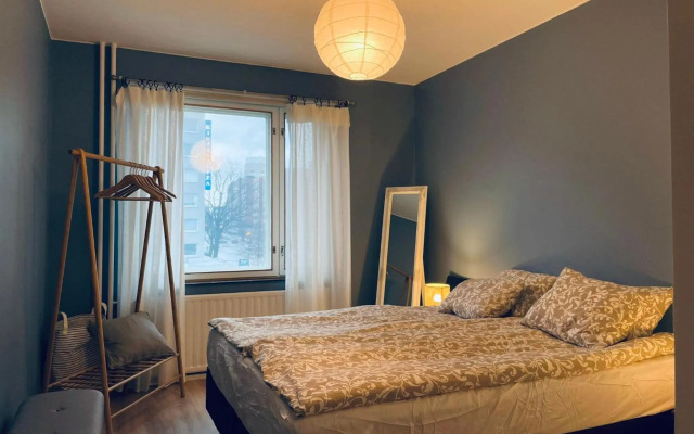 Keskusta kaksio Tuomiokirkon ja Yliopiston lähellä