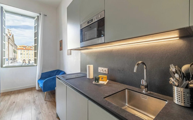 A/C Mezzanine Apt 2br/4p - Place Garibaldi