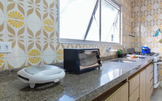 250m da praia com AC 4 quartos