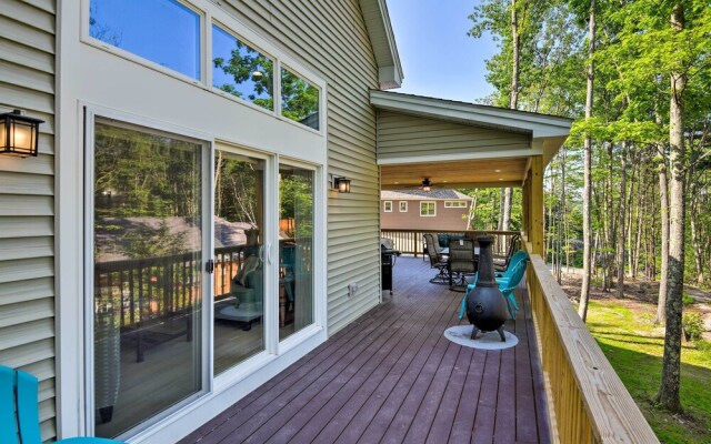 Gilford House w/ Covered Deck & Grill!