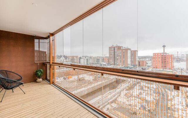 2ndhomes Tampere "Kaplan #2" Luxury Apartment - Sauna & Balcony