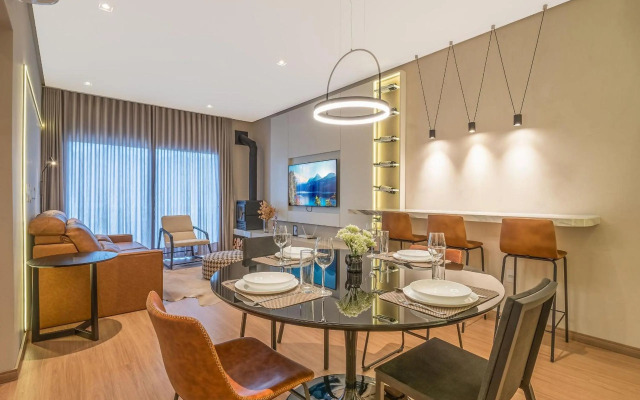 Essence 105 - Apto novo, 2 suítes no Centro de Gramado