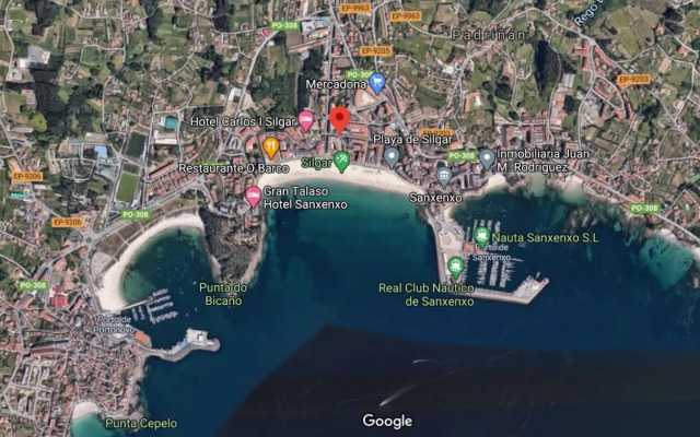 Acogedor apartamento a 50m de Playa Silgar