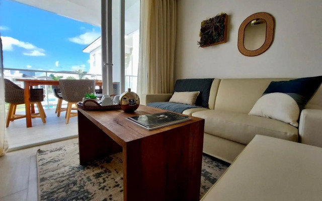 Unique Pool & Golf view retreat 1BR at Cana Pearl