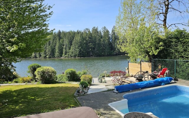 Luxury ocean dock pool villa