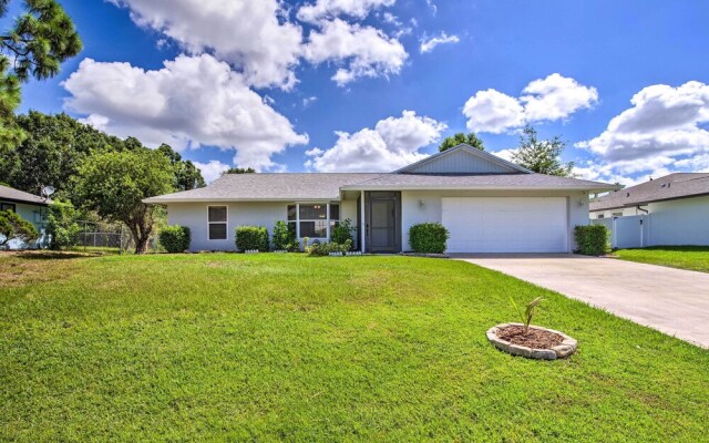 Bright Sebastian Home w/ Pool ~ 7 Mi to Beach!