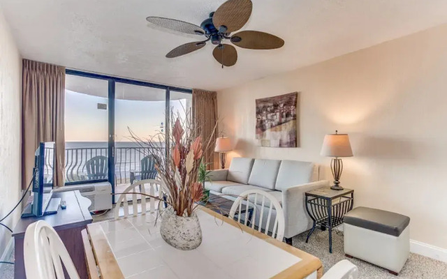 Beach-front Condo with Private Balcony