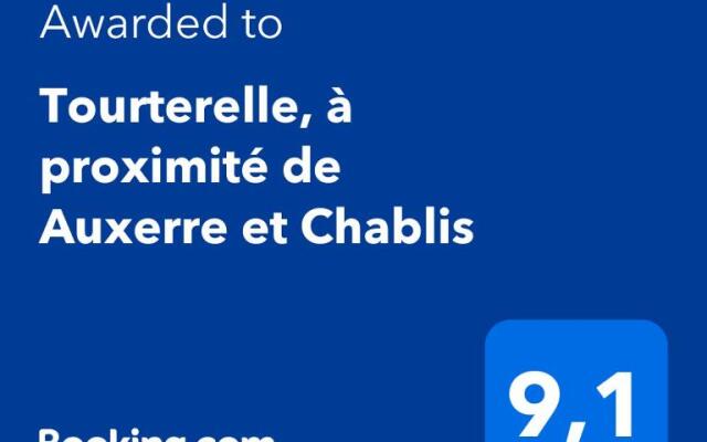 Tourterelle, à proximité de Auxerre et Chablis