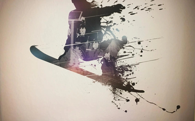 Snowboard in Valmalenco