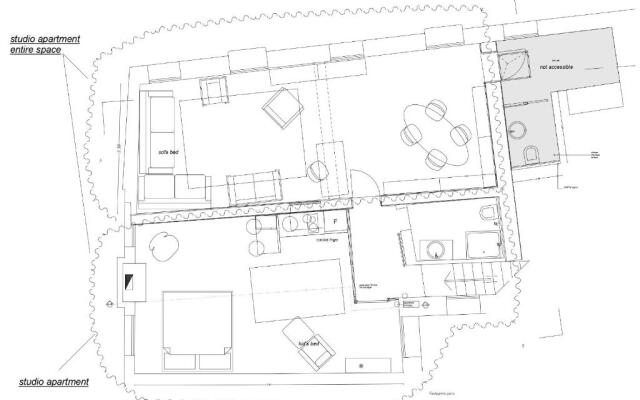 Studio Apartment San Marco 1825 fully sanitzd