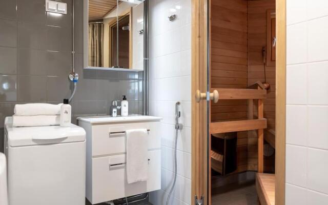 1br apartment in Leppävaara with balcony and sauna