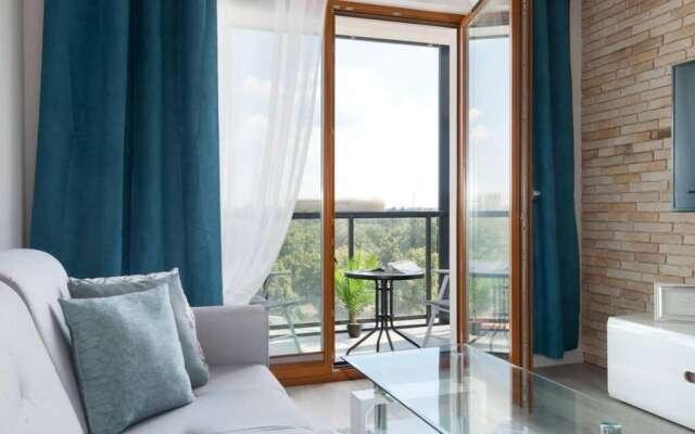 Elite Apartments Sunny Balkon Widok na Park Przy PLA Y