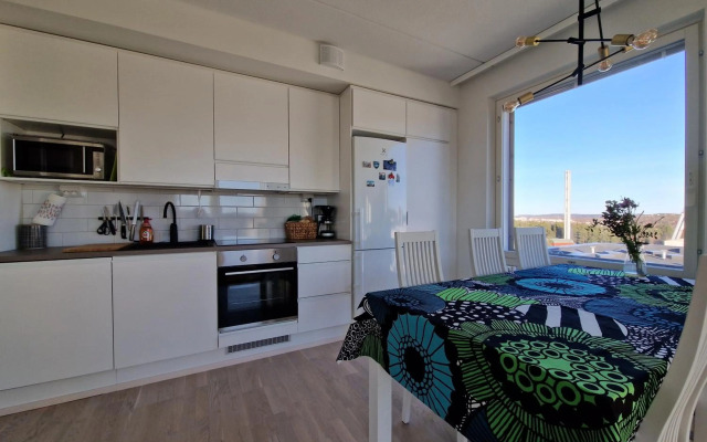 62m2 10th floor modern apartment with sauna and view