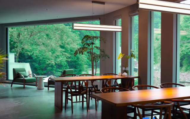Shiling Mountain Villa Anji Infinity Pool Canyon Mountain Spring Homestay – Restaurant – Huzhou