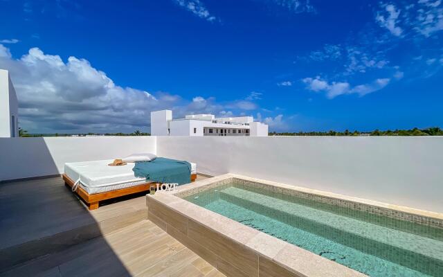 Gorgeous private roof with private picuzzi. A401