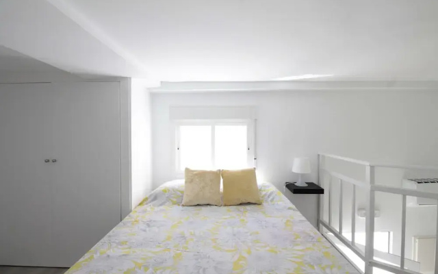Apartamento con 2 camas de Matrimonio, A/C y WiFi SANB1