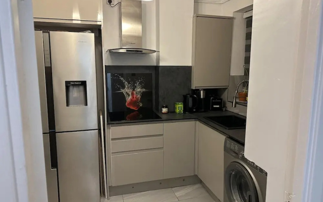 Stylish 1BR Apt w/ Fireplace & High-speed Wifi
