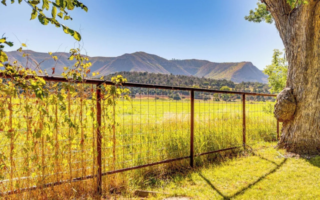 Patio & Mountain Views: Farmhouse in Mancos!