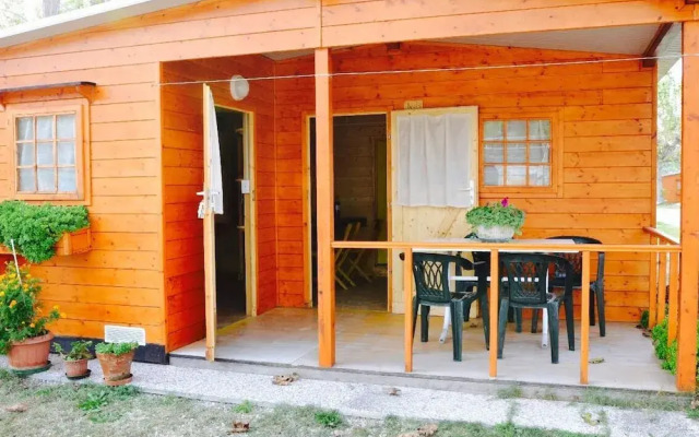 Wooden Chalet with Terrace near Sea