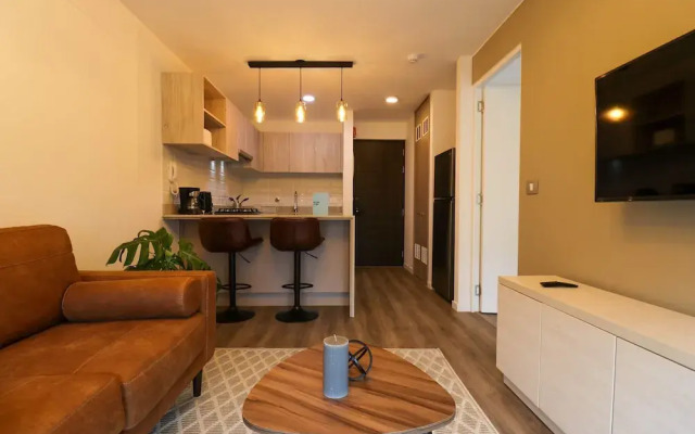 w Radiant 1BR With Modern Balcony in San Isidro