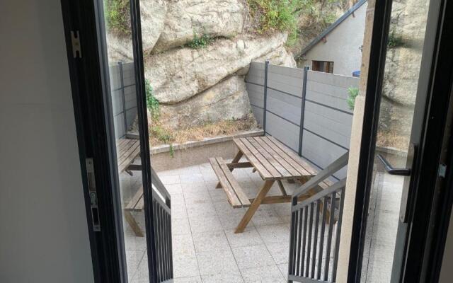 Appartement 4 personnes, 1 chambre, terrasse, Wifi, proche du centre