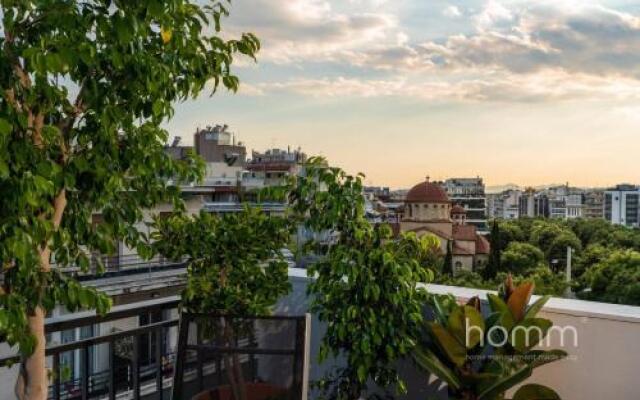 59m homm Loft Penthouse with Acropolis View 2ppl