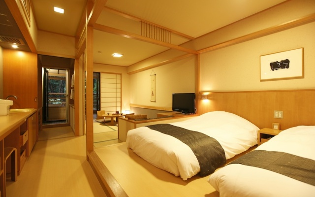 Japanese-Western Style Open Air Bath Suika no Sho room 사진 4