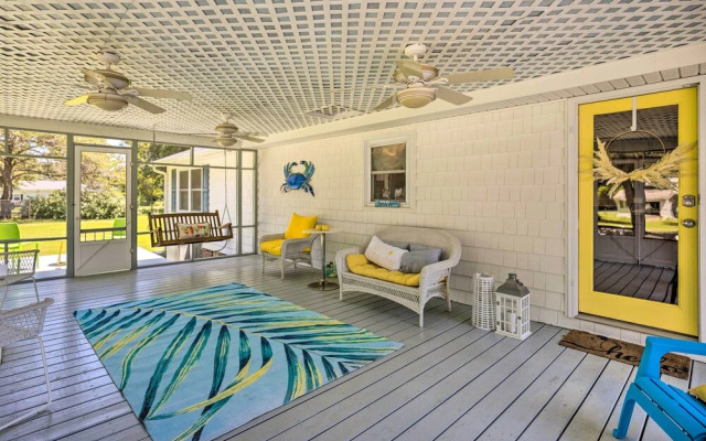 Waterfront Reedville Home w/ Private Dock!