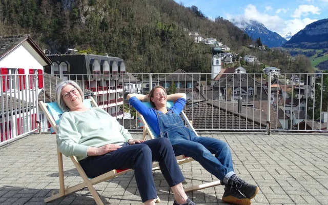 Room-organic BnB Froschkönig "dorfplatz"