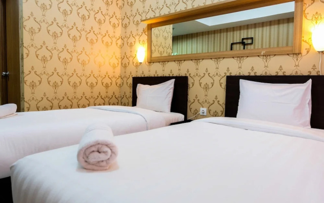 Minimalist and Comfy Studio The Oasis Cikarang Apartment By Travelio – Guest Rooms – Cikarang