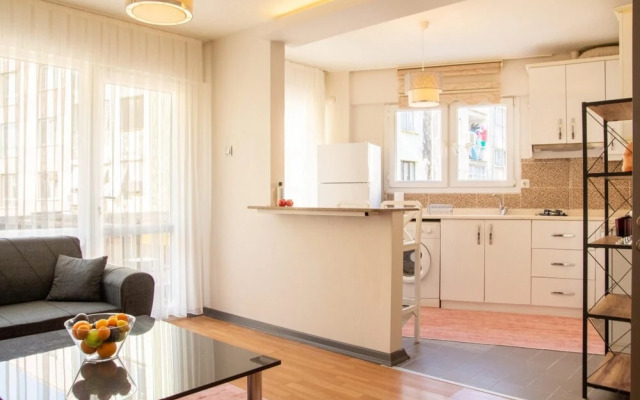 Vibrant and Central Flat Near Kordon in Alsancak