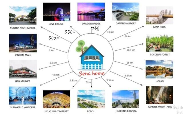 Sena home 3*3*Near Danang Dragon bridge*Han river