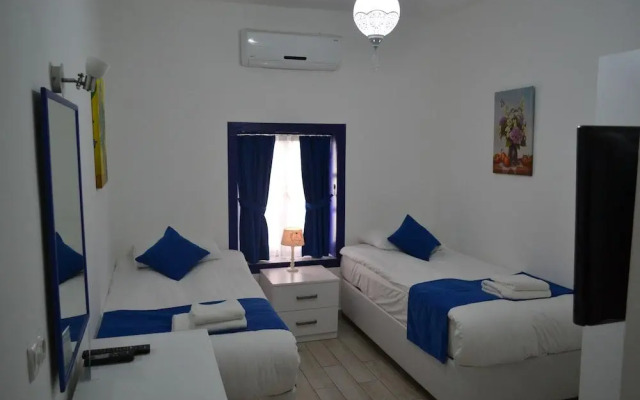 White and Blue Bodrum