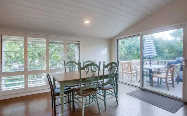 Beachfront Townhome in Solana Beach features Private Den SS166 by RedAwning