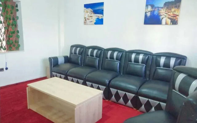 Blue And White House