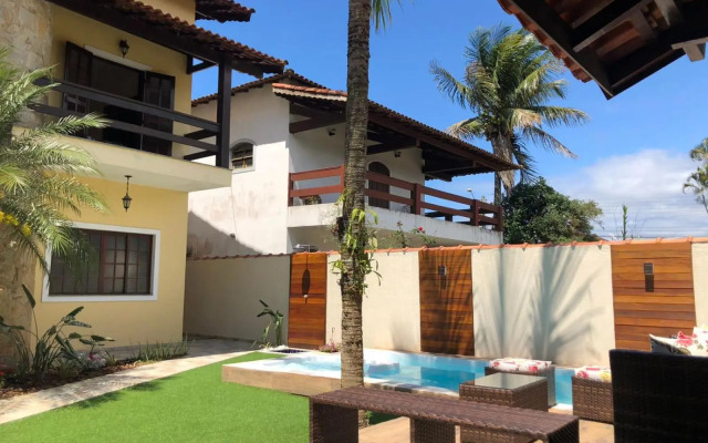 Casa de praia, piscina aquecida, cervejeira e bilhar