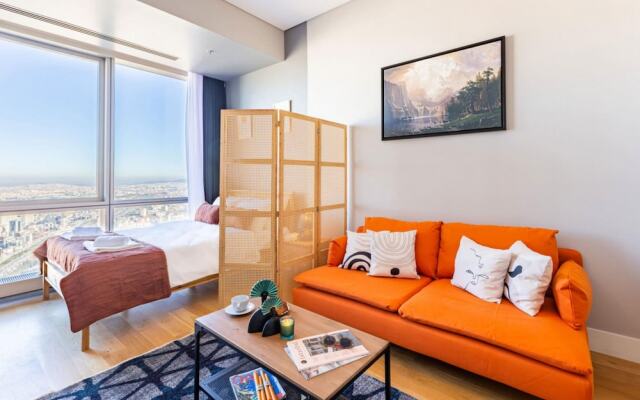 Studio Flat With Panoramic City View in Atasehir
