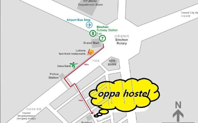 OPPA Hostel Sinchon-Hongdae