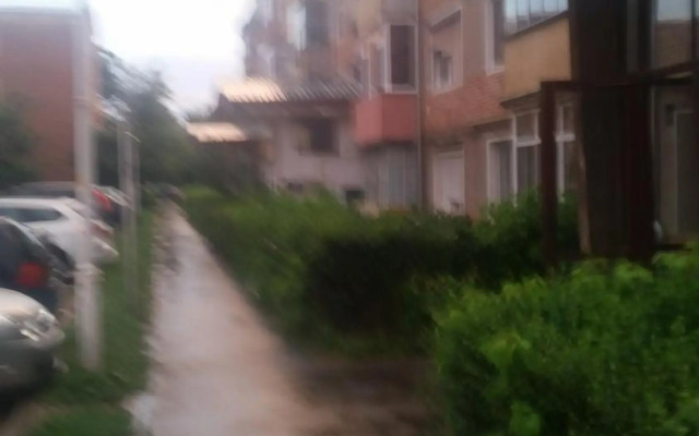 white black apartment