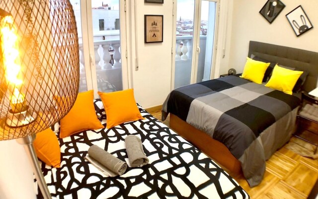 Studio in Madrid, With Wonderful City View and Wifi